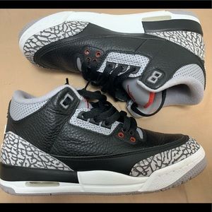 Air Jordan retro black cement 3’s